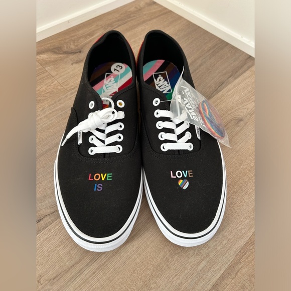Vans Love is Love New Never Worn Men’s Size 13 Sneakers - Picture 2 of 5